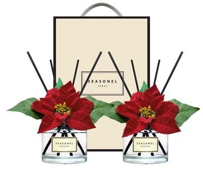시즈넬 플라워 디퓨저 200ml 더블 포인세티아
